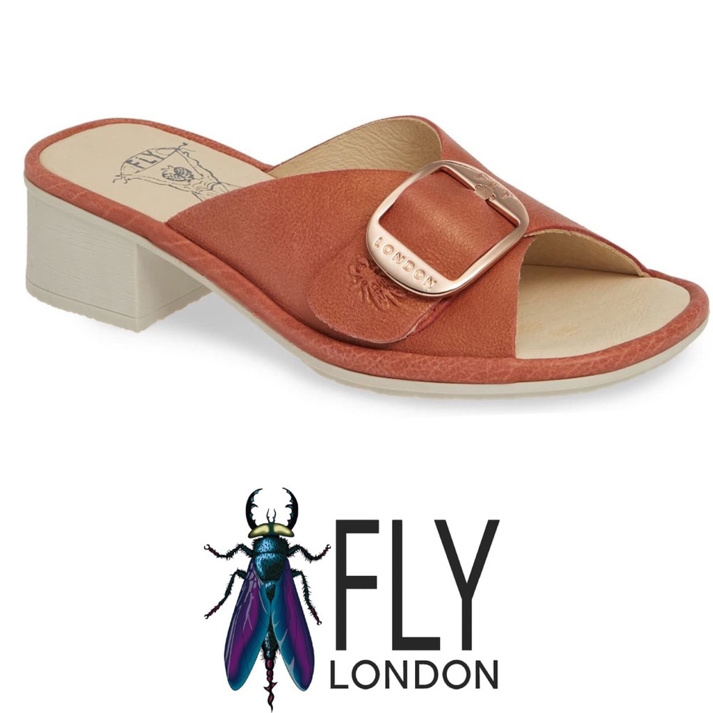 FLY LONDON Elax Slide Sandal 39